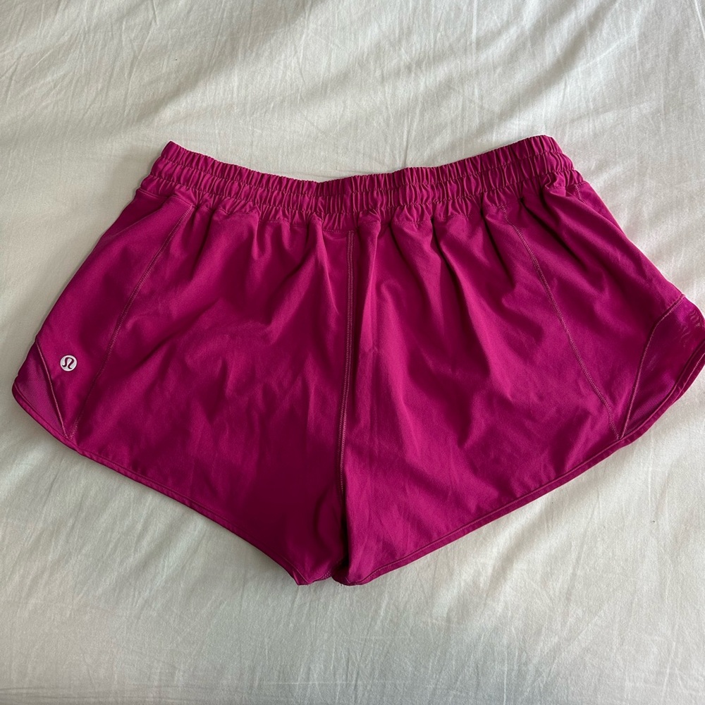 Lululemon Athletica Pink Athletic Shorts Lightweight Elastic Waist